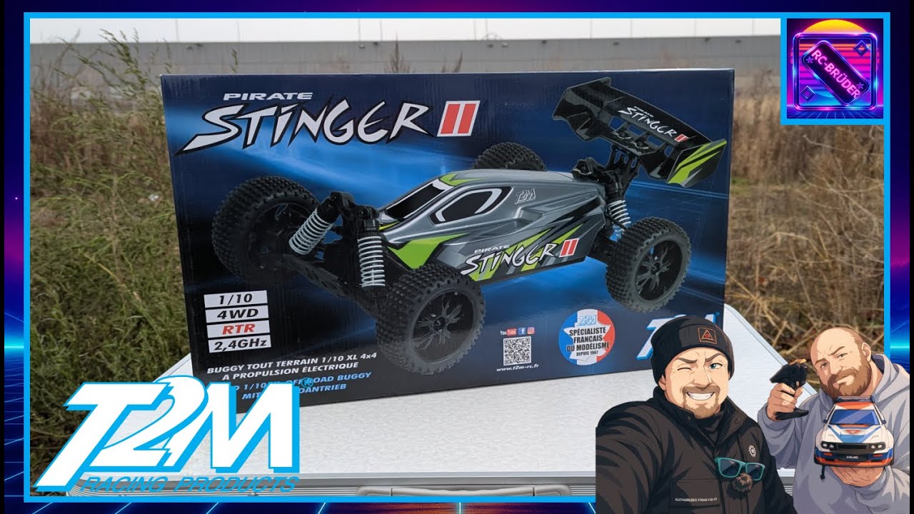 T2M Pirate Stinger2 Unboxing und Speedtest mit Nimh, Lion und LIPO! First and only Video in Germany