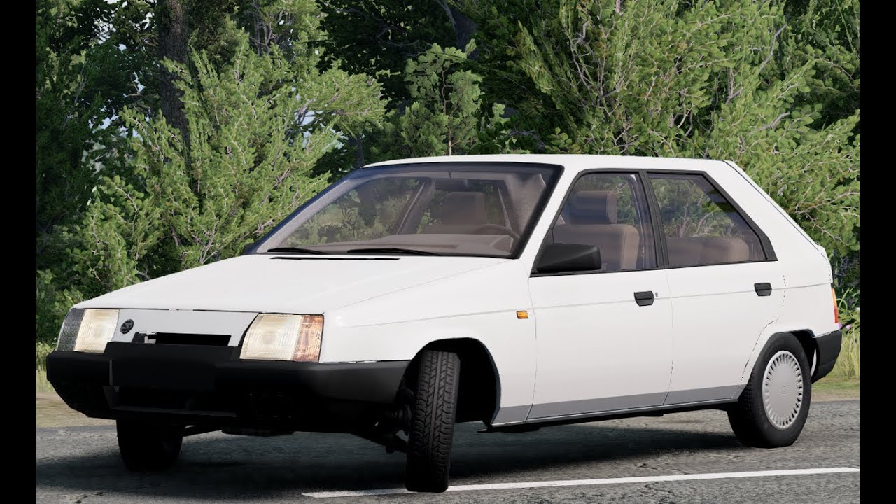 BeamNG drive Polskie drogi-26 Skoda Favorit