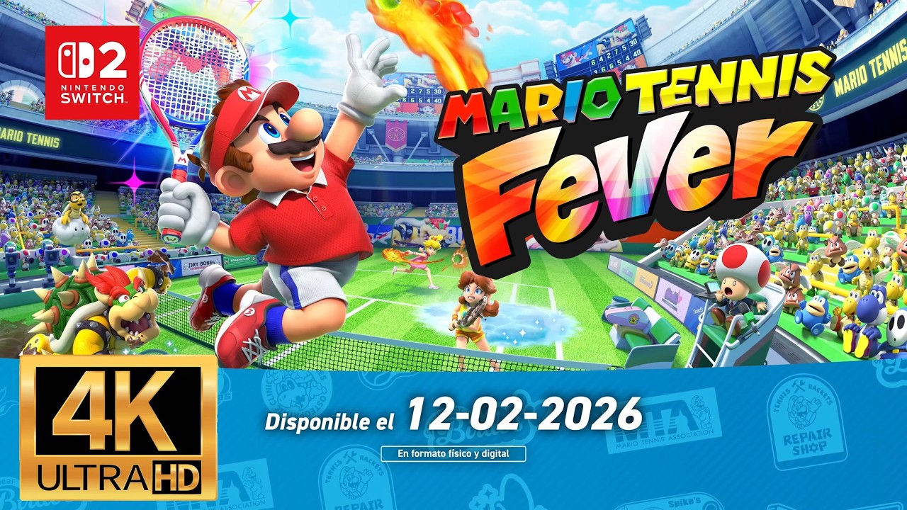 Mario Tennis Fever / 4K / Trailer / Nintendo Switch 2