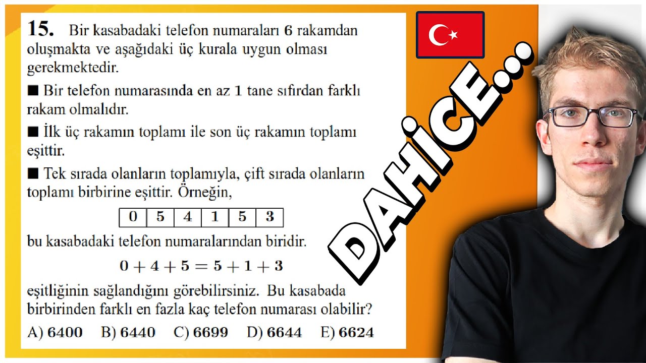 Zeka Kokan Olimpiyat Sorusu | Önümü İlikliyorum.. | 2024 Türkiye Olimpiyatları