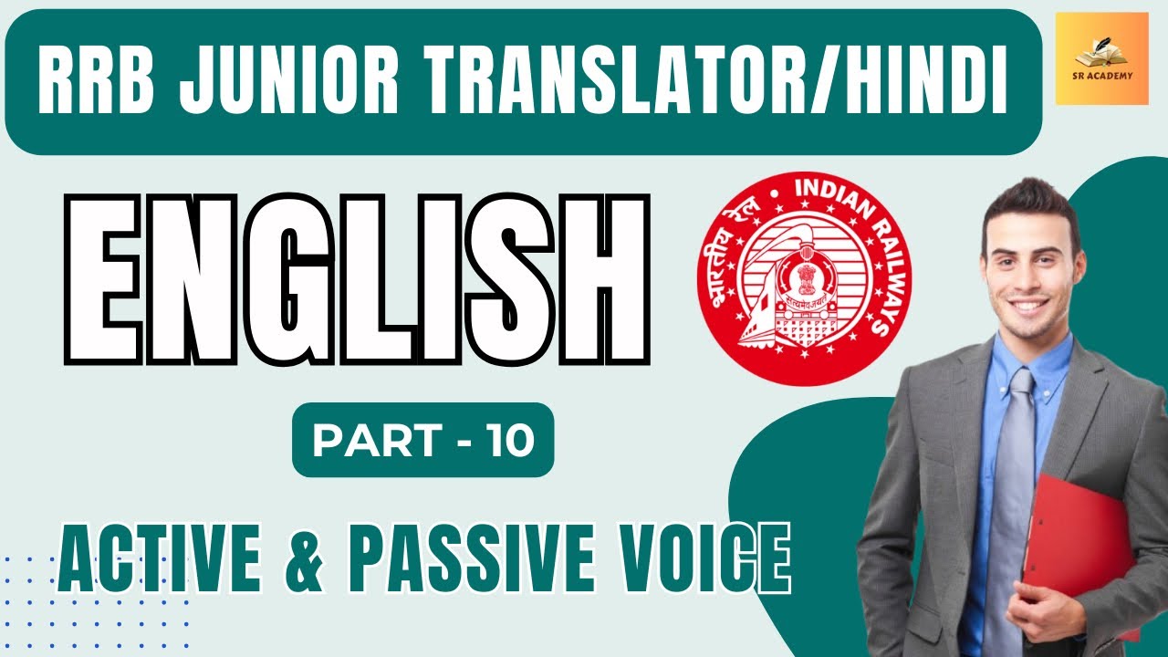 RRB Junior Hindi Translator (JHT) Exam Preparation [English] Part- 10: Active & Passive Voice