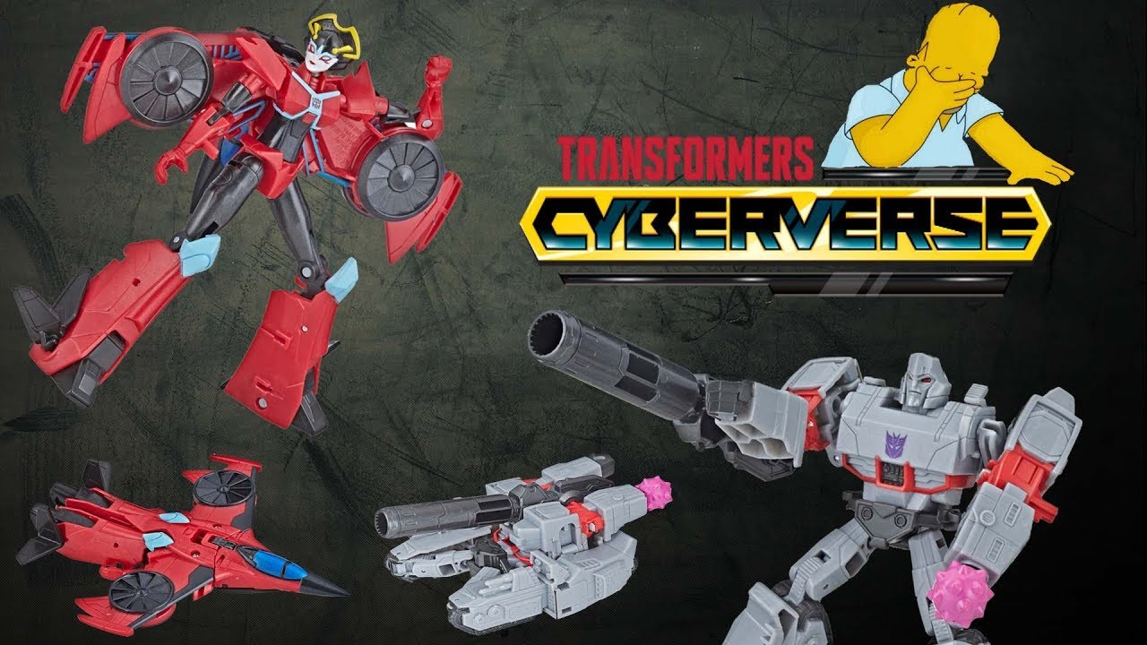 Transformers Cyberverse Warrior Class Megatron & Windblade VIDEO REVIEW