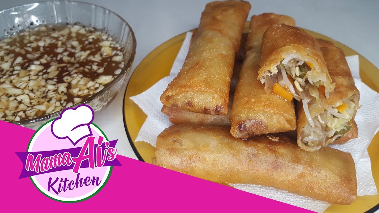 Lumpiang Togue Pinoy Style / NO Meat Lumpiang Togue