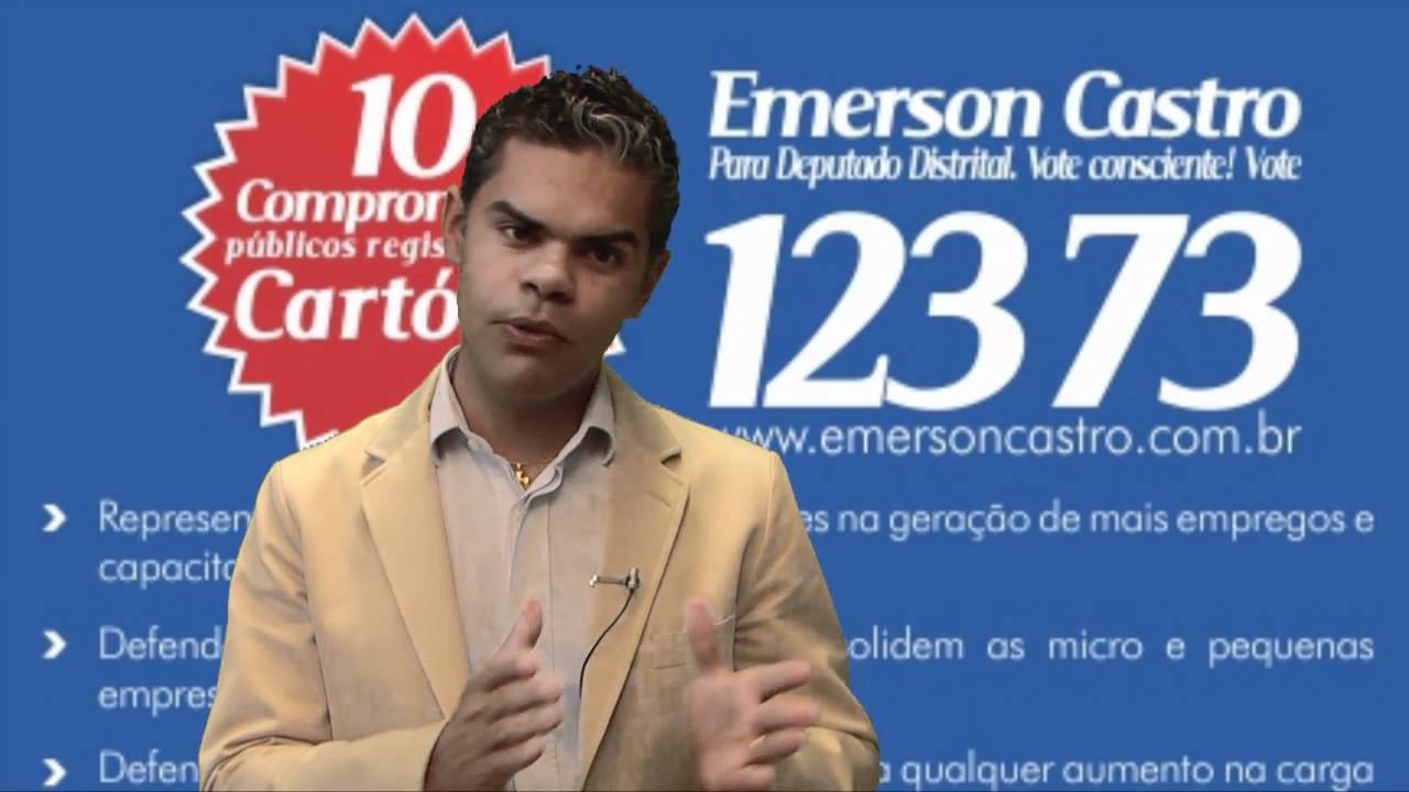 Emerson Castro 12373 - Deputado Distrital