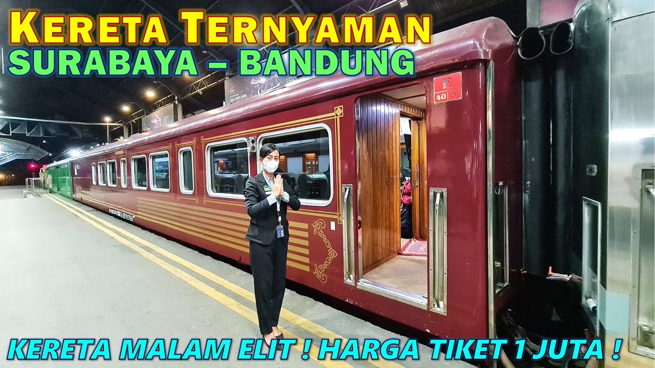 KERETA TERMEWAH DI INDONESIA !! Naik KA Mutiara Selatan Priority Surabaya Bandung, Pelayanan Terbaik