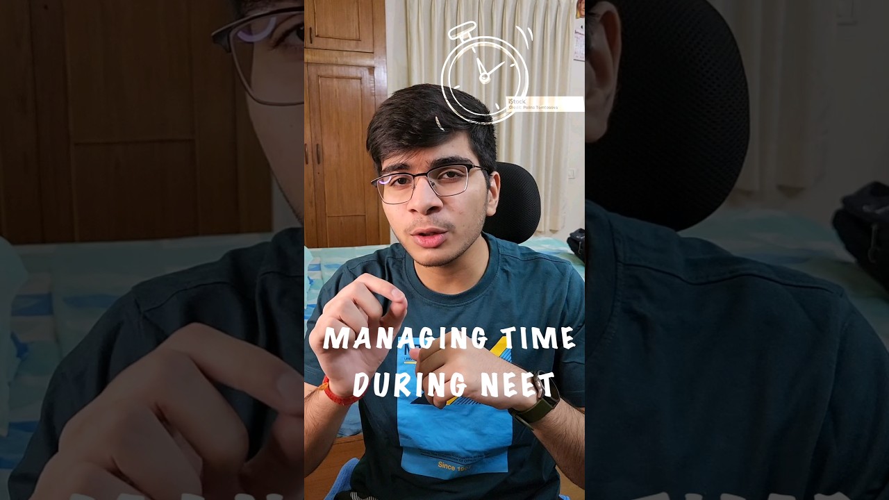Managing Time during NEET *must*🤫#shorts #neet #tips #aiims