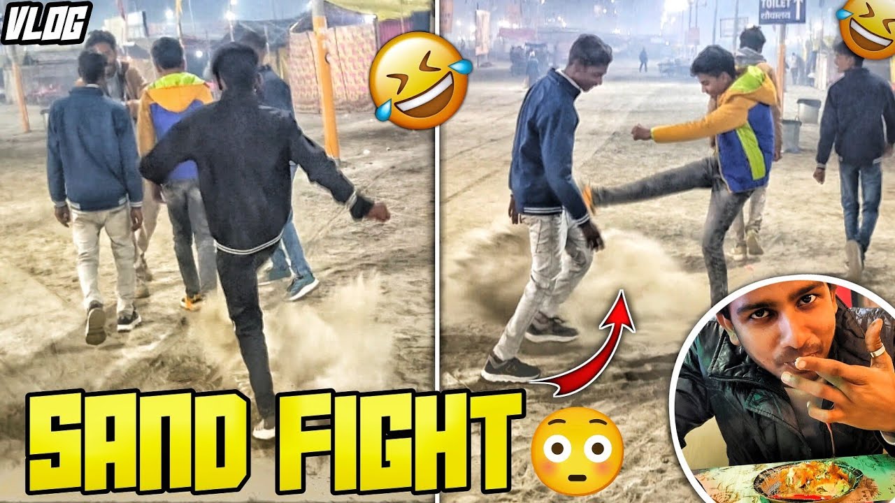 SAND FIGHT HO GAYI 😳 | Sangam Mein | Full Mastii🔥