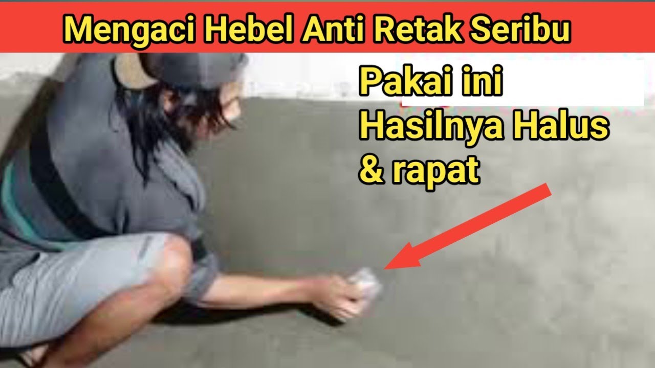 Cara MengAci Supaya Tidak Retak Seribu || Mengaci Kolam Supaya Tidak Bocor