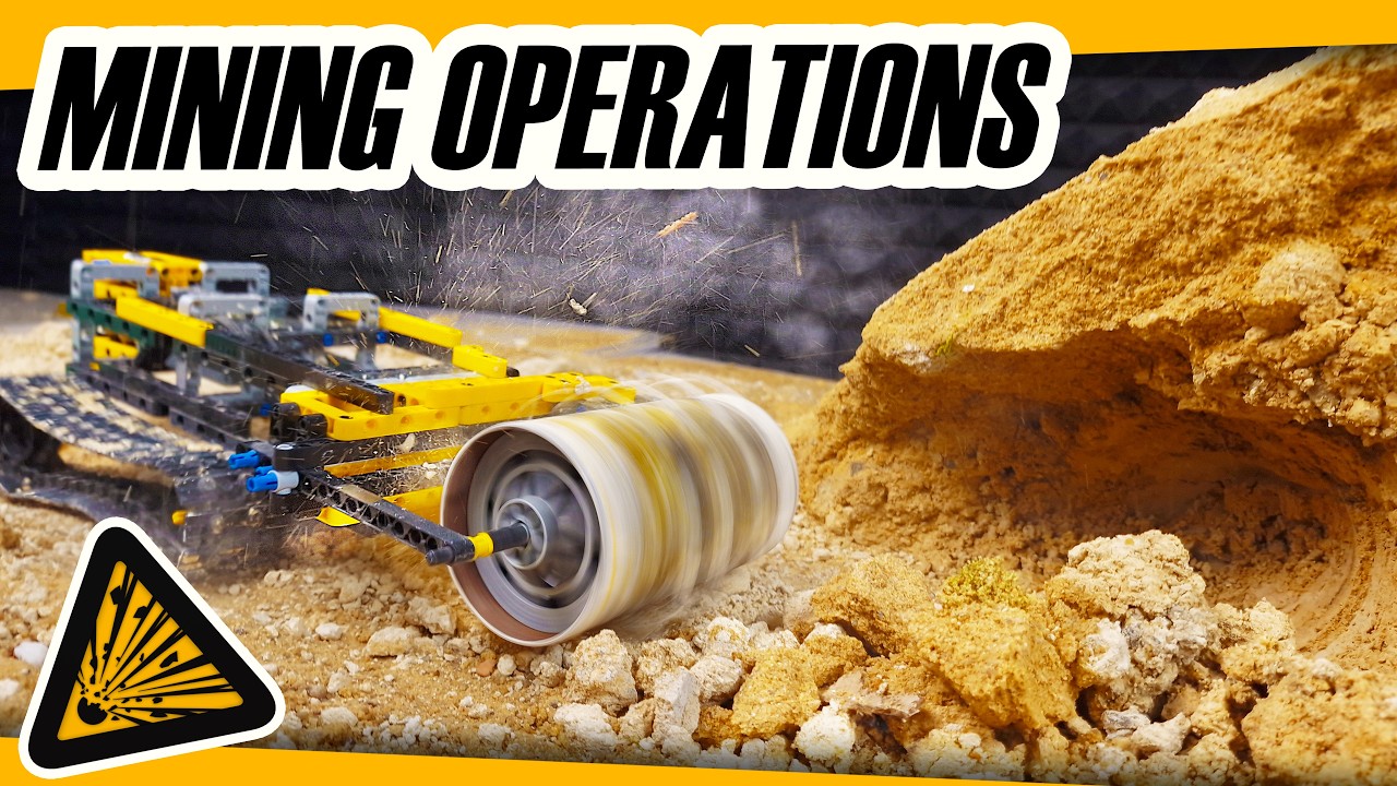 This LEGO Excavator TEARS Through Sand in Seconds
