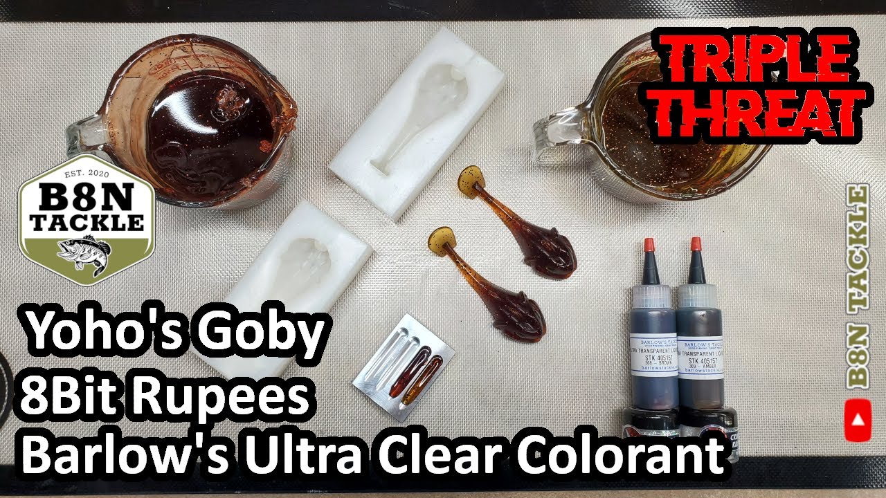 TRIPLE THREAT! Yoho's Goby, 8bit Rupees, and Barlow's Ultra Clear Colarant!!