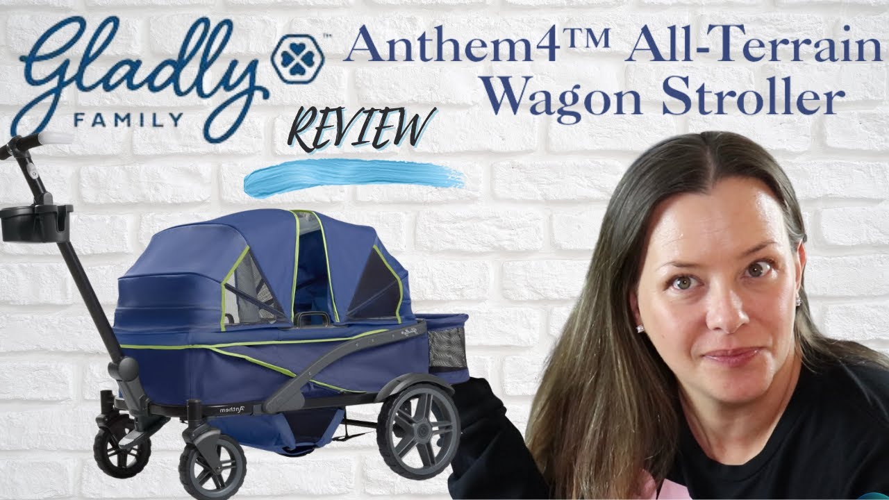 REVIEW | Gladly Family Anthem 4 Wagon Stroller | Steering | Dimensions | Features |
