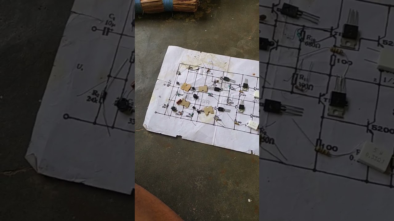single supply power amplifier experiment start / #shorts
