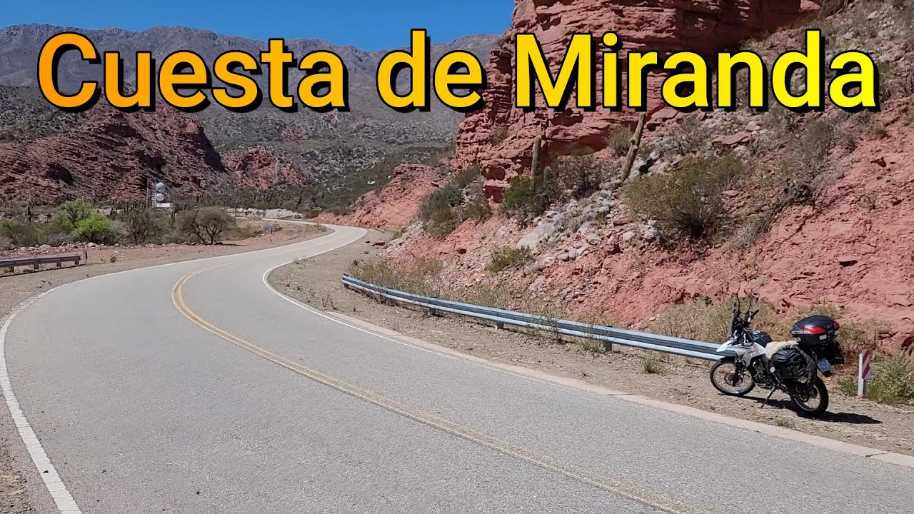 La 40 norte me recibe con un PAISAJE ESPECTACULAR: La Cuesta de Miranda (C2 - E3)