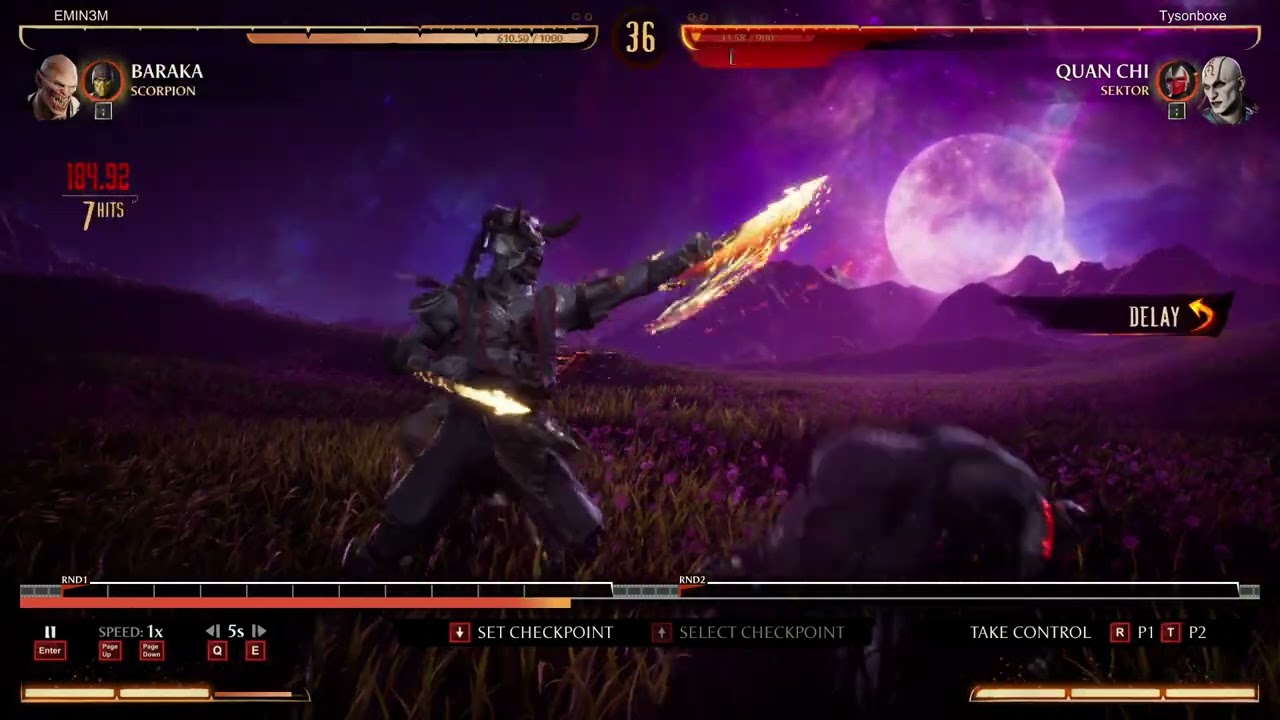 MK1 Online VS Quan Chi player