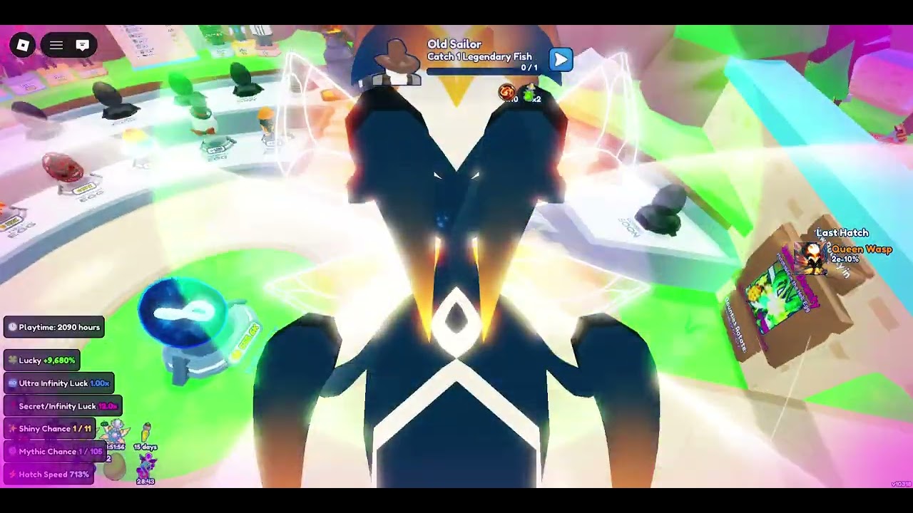 Bubblegum simulator queen wasp shiny