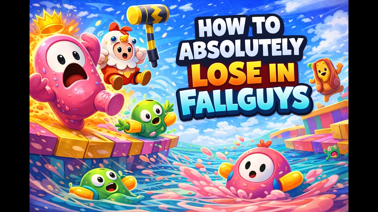 How To Absolutely LOSE In Fall Guys!!!!!!!