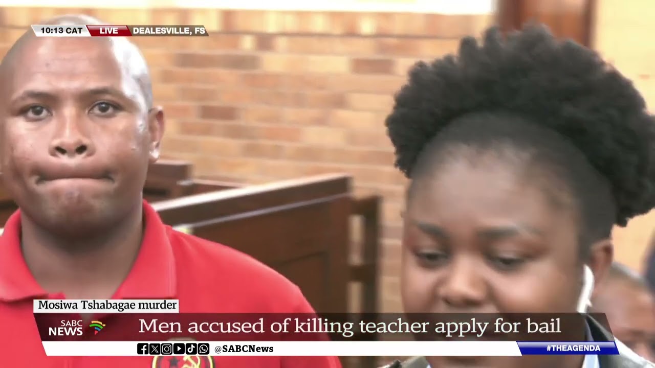Mosiwa Tshabagae I Two men charged with the murder of Free State teacher to apply for bail