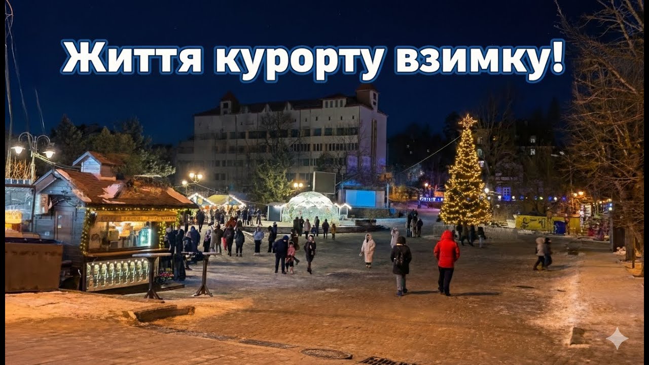 ТРУСКАВЕЦЬ РЕАЛІЇ СЬОГОДЕННЯ | Що коїться в центрі у перший вечір Нового року? 4к |