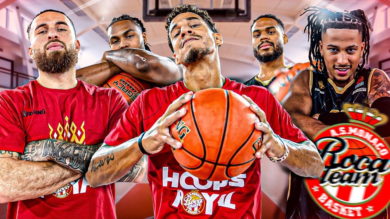 J'AFFRONTE L'AS MONACO BASKET ! (ft MIKE JAMES, MATTHEW STRAZEL, ELIE OKOBO..)