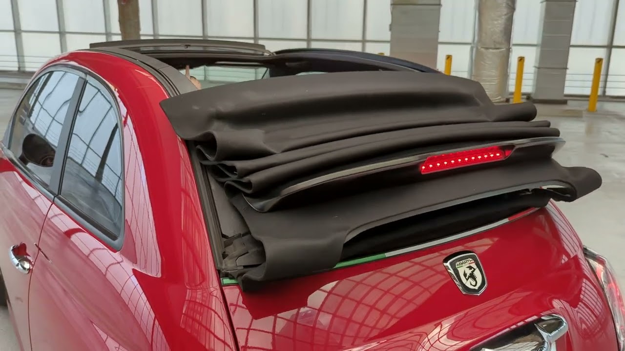 Abarth CNB Video, Cabrio Roof Open/Close