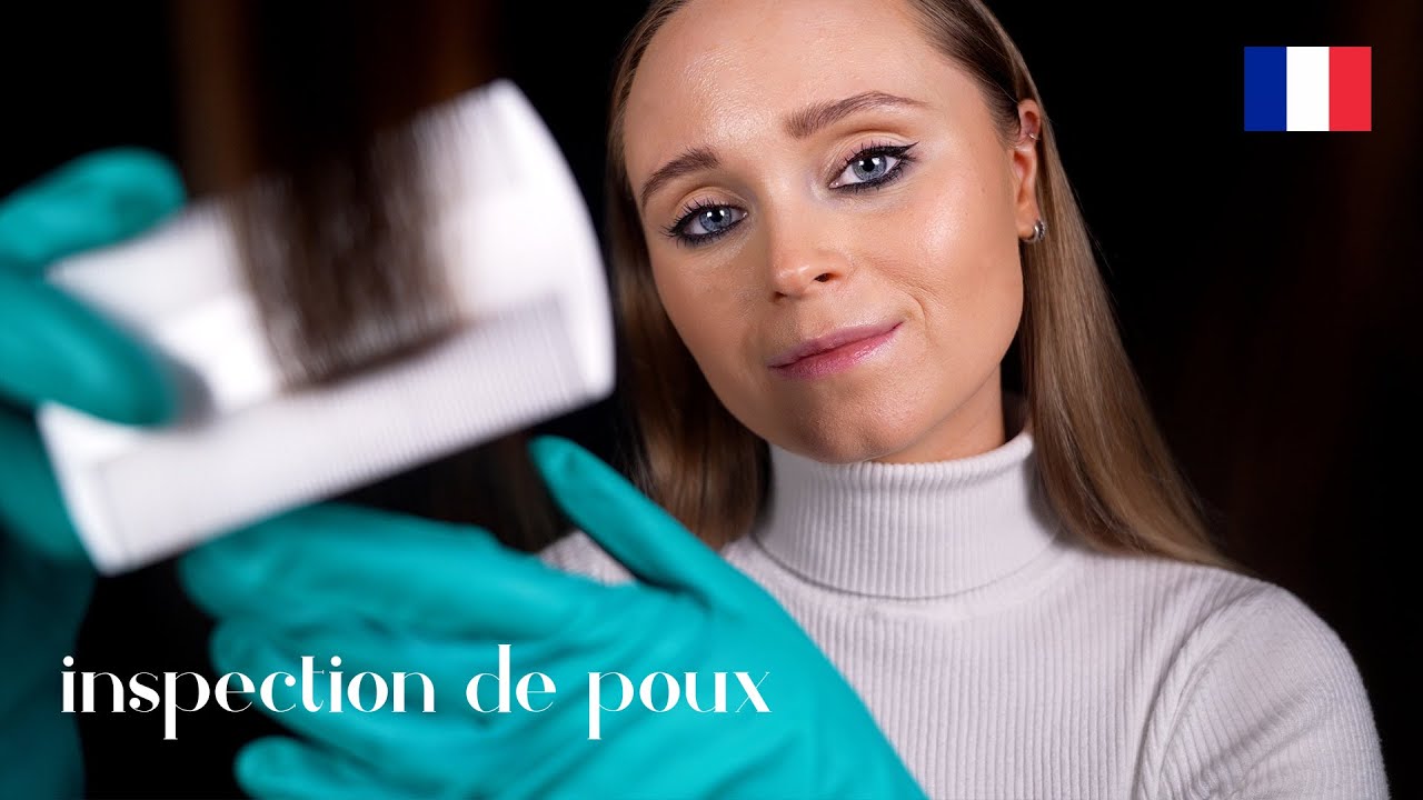 ASMR | French spoken LICE CHECK - Inspection de POUX