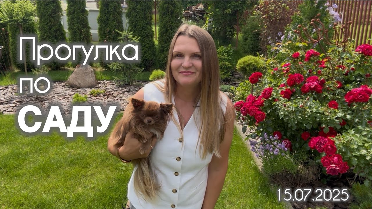 Как я создавала тень для своего сада! Прогулка по саду в середине лета!