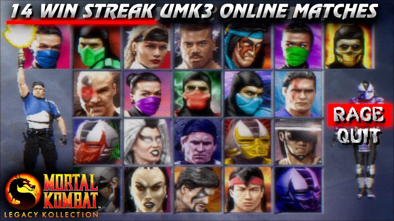 Mortal Kombat Legacy Kollection Online Matches - UMK3 Arcade
