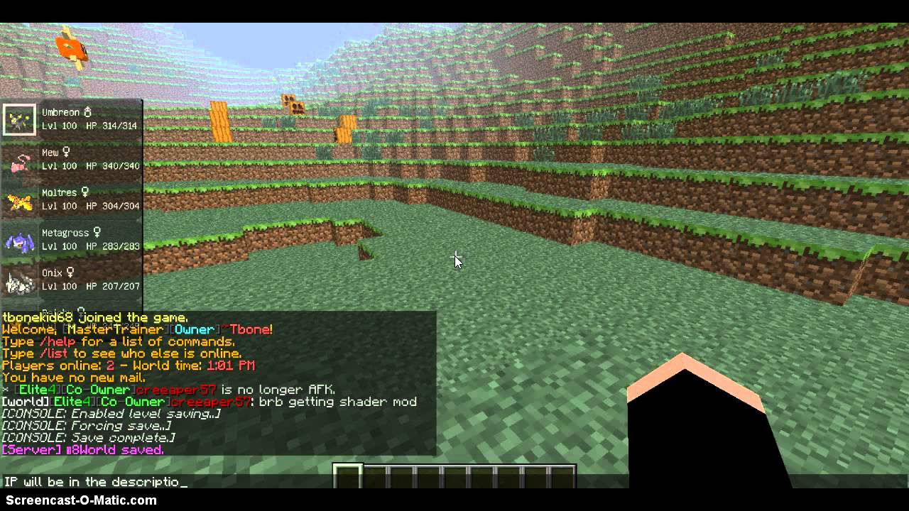 New Pixelmon Server Need Staff! | Minecraft |1.6.4 | 2.5.7