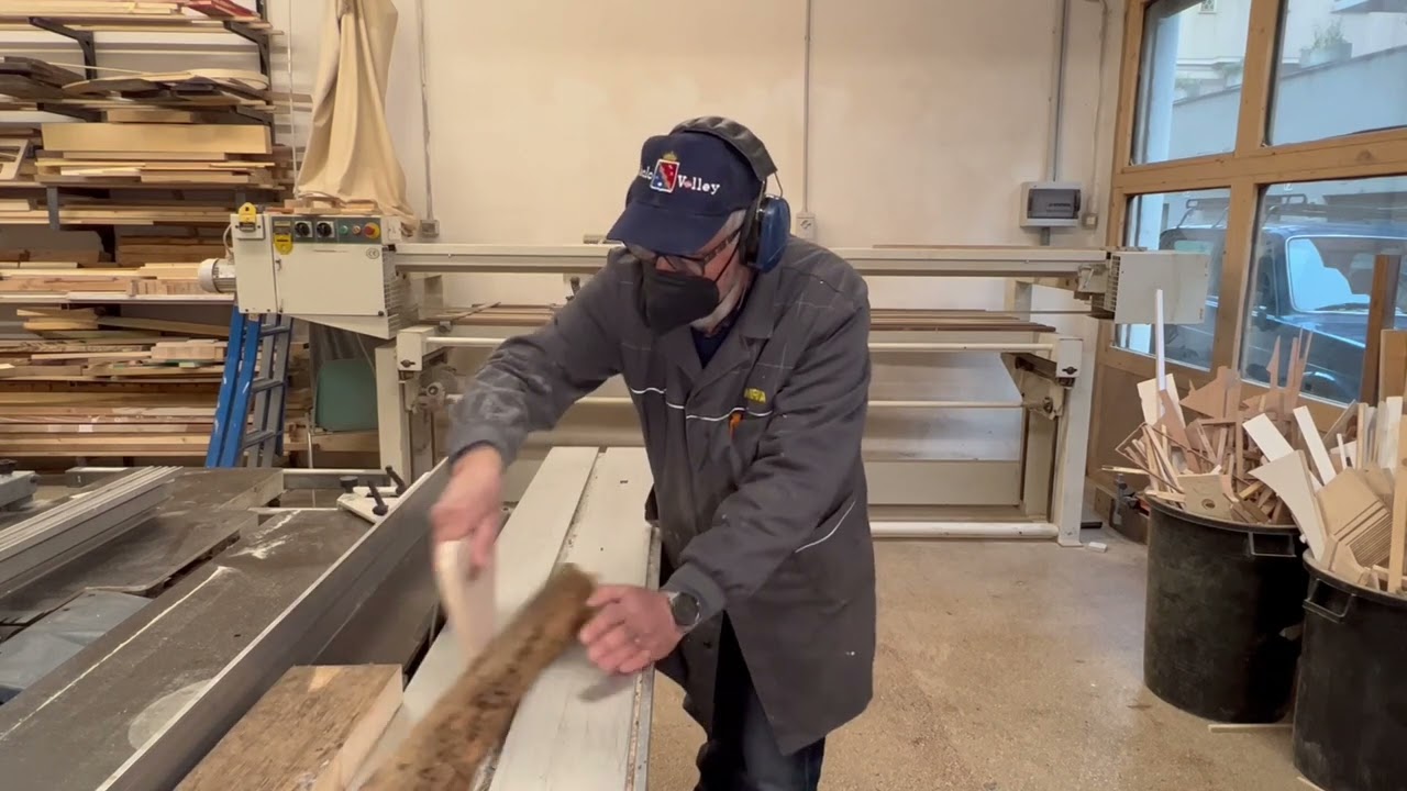 Lavorazione di tavole grezze