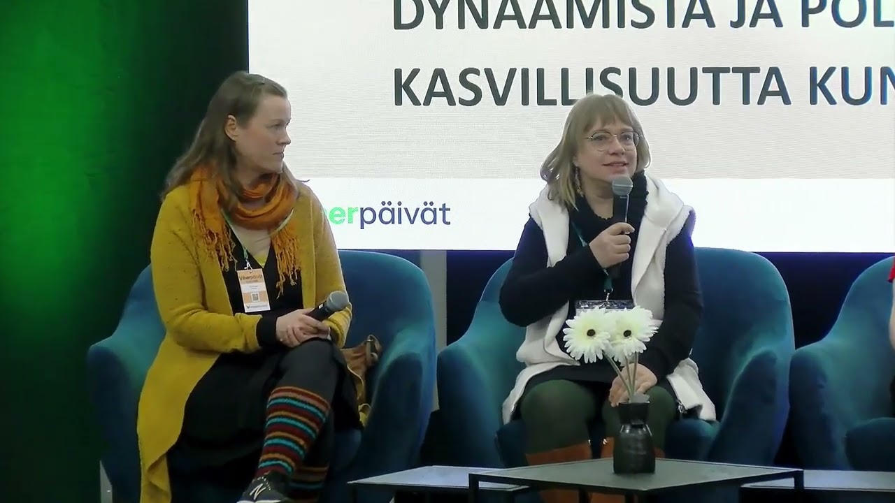 Viherympäristö-areena 2025: Dynaamista ja pölyttäjäystävällistä kasvillisuutta kuntiin