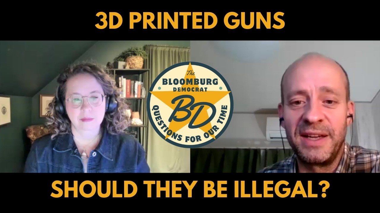 Should we pass laws that prevent guns from being made with 3D Printers?