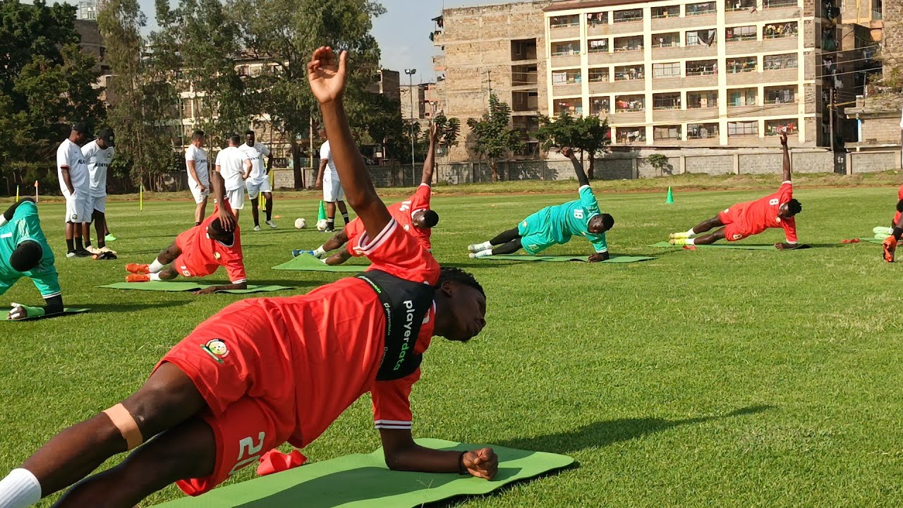 HARAMBEE STARS ARRIVE FOR THE TRAINING SESSION AHEAD OF WORLD CUP QUALIFIERS vs GAMBIA