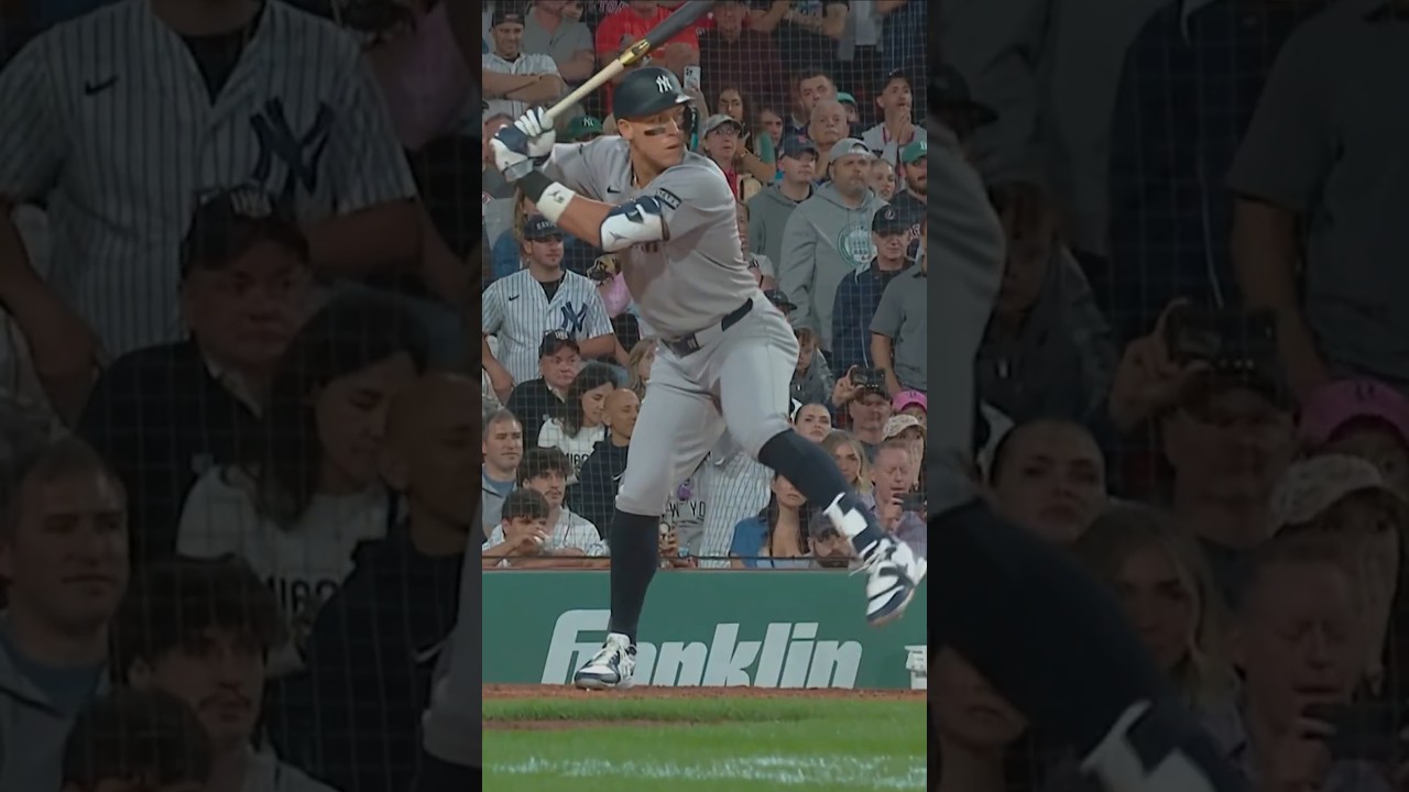 Aaron Judge Hits a 443 ft Home Run to Tie the Game in 9th vs Red Sox