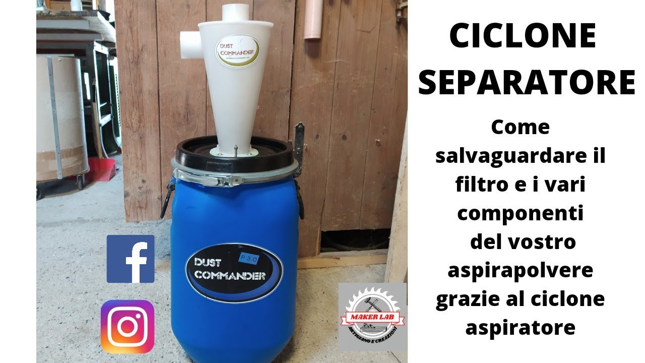 Recensione CICLONE SEPARATORE-come non guastare un'aspirapolvere