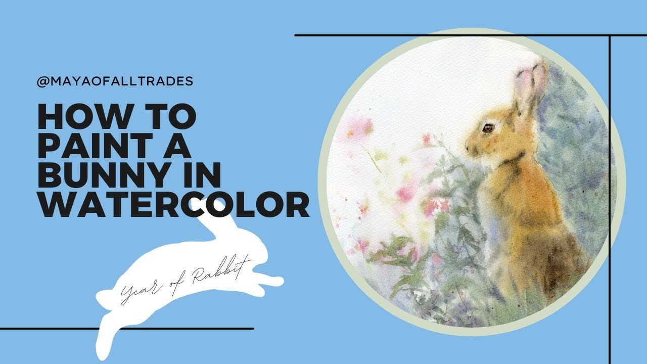How to Paint a Rabbit in Watercolor