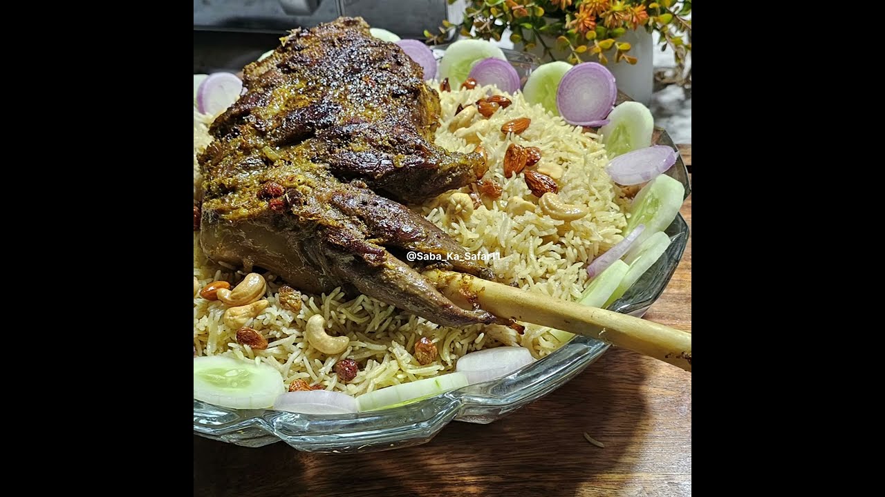 Authentic Mutton Mandi Recipe | Arabian Style Lamb with Rice | Eid & Special Feast Dish #Muttonmandi