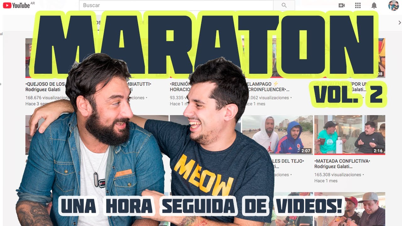 🎞 &bull;MARAT&Oacute;N Volumen 2 &bull; UNA HORA SIN INTERRUPCIONES DE VIDEOS DE RODRIGUEZ GALATI &bull;