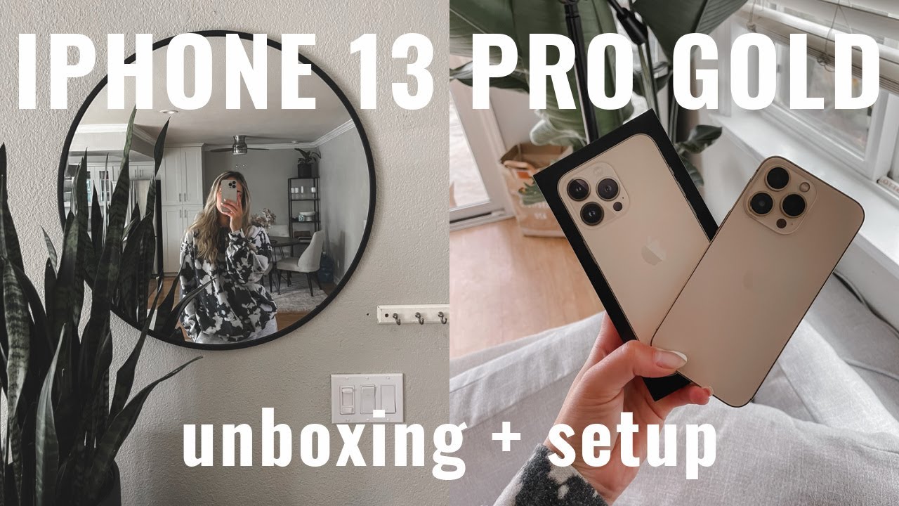 ПОЛУЧАЮ НОВЫЙ IPHONE 13 PRO В ЗОЛОТОМ ЦВЕТЕ *распаковка + настройка* и осенняя тематика на моем i...
