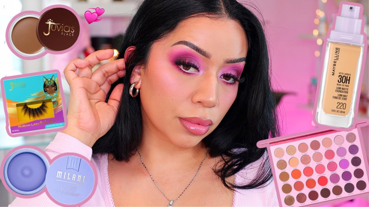 Valentine&rsquo;s Day Makeup Using Only Drugstore Products *new hidden gems* 💎
