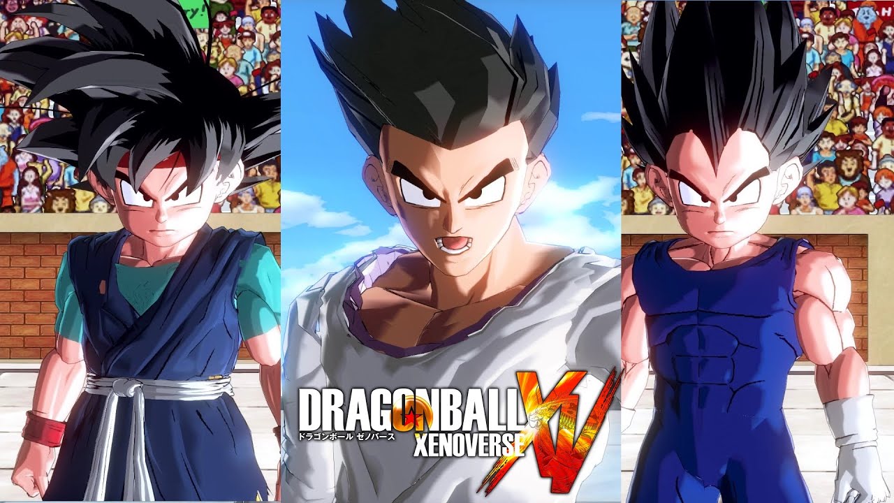 [PC] Dragon Ball: Xenoverse - (MODS) - Adult Goten , Goku Jr vs Vegeta Jr