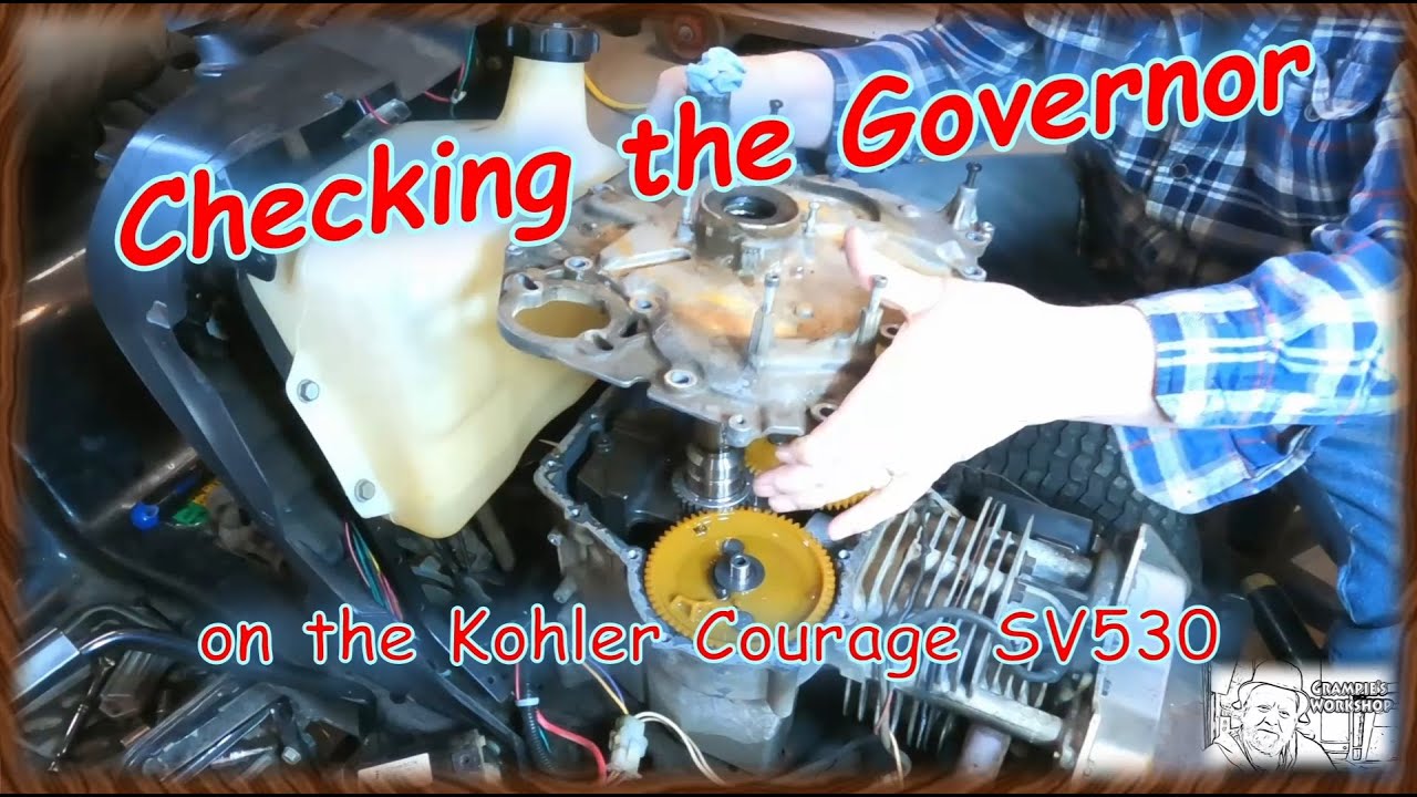 Checking the Governor on a Kohler Courage SV530