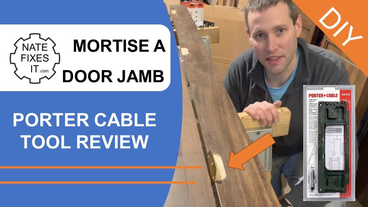 Как врезать дверной косяк — инструмент Porter Cable для врезки дверных петель в дверную коробку