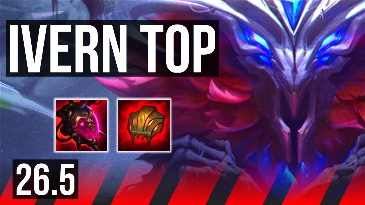 IVERN vs MORDEKAISER (TOP) | 6k gold comeback, 24K damage | KR Master | 26.5