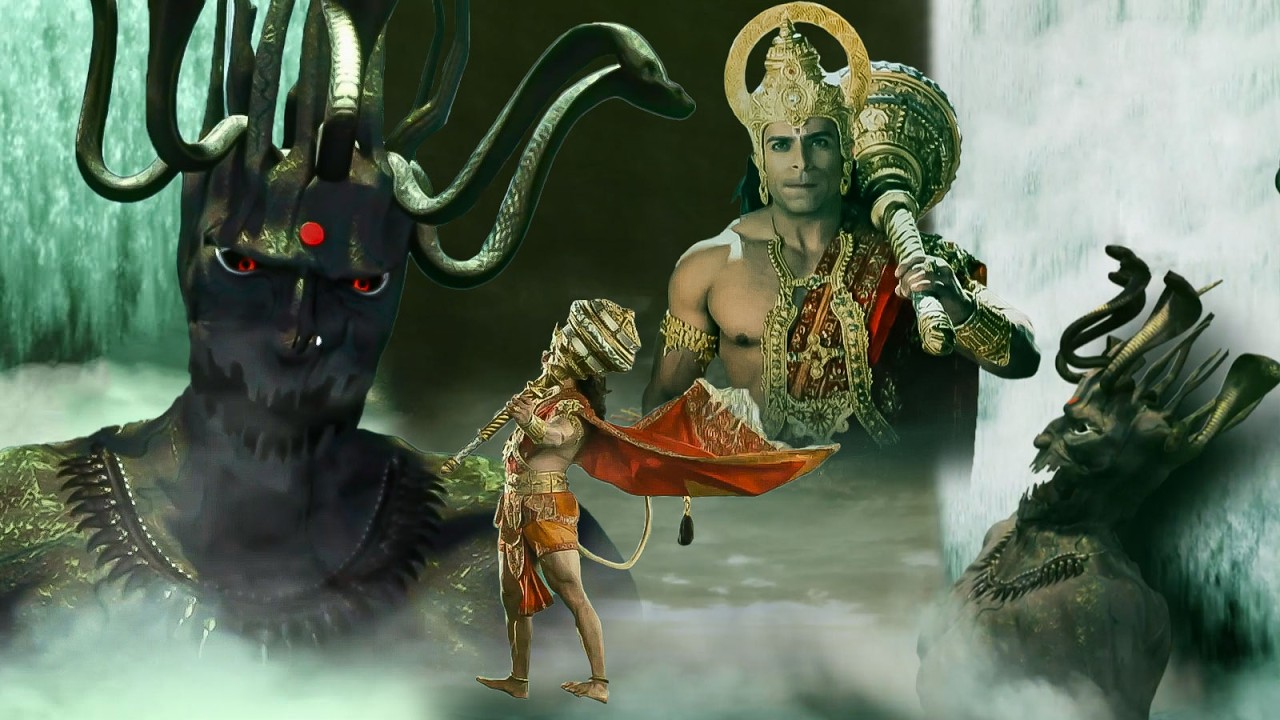 लंका जाते समय समुद्री नाग माता ने हनुमान जी का मार्ग रोक कर बनाया अपना आहार | महावीर बजरंगबली