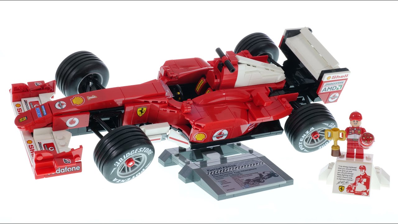 Ferrari F2004 & Michael Schumacher - LEGO Icons 11375 Speed Build