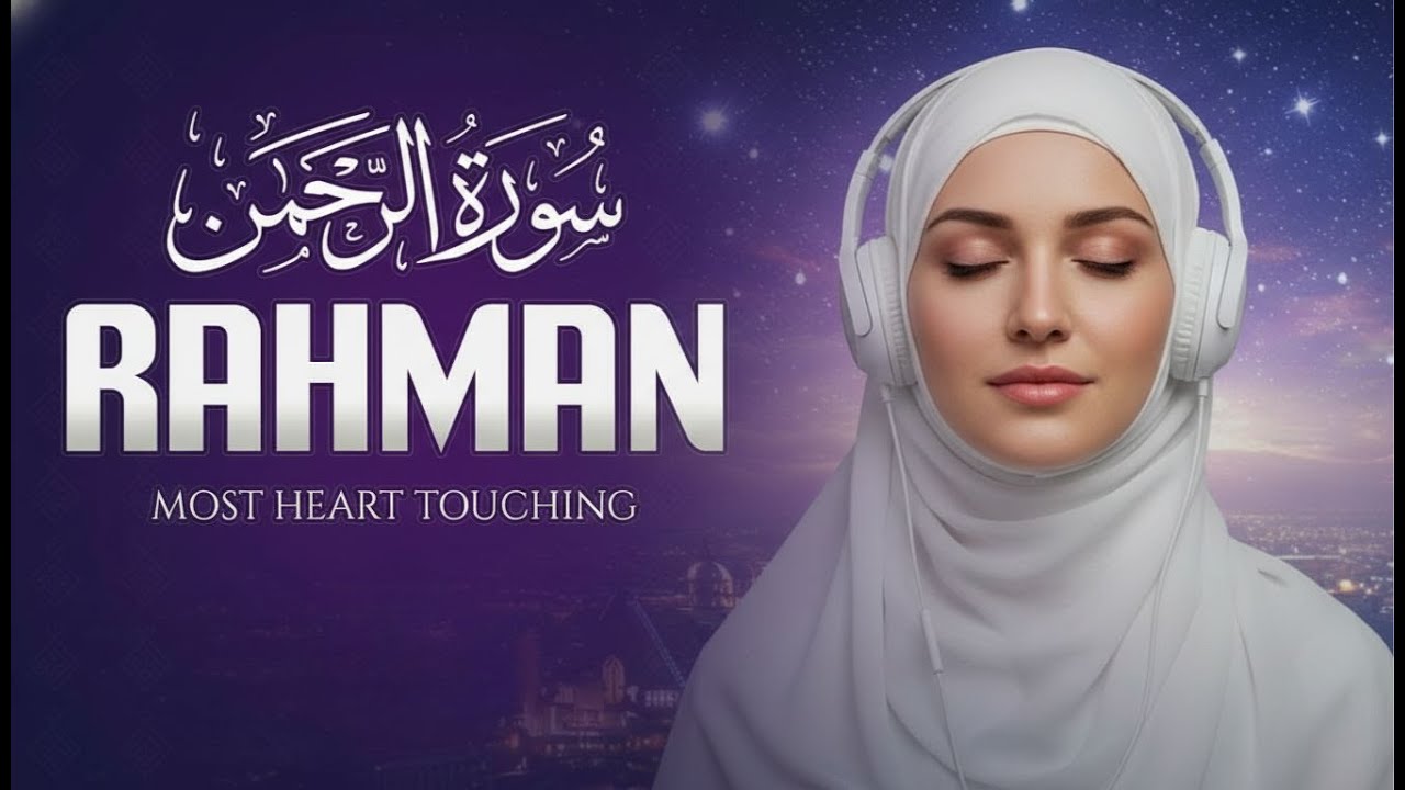 Surah Ar-Rahman سورة الرحمن | A Soothing Voice to Help You Let Go of Fear