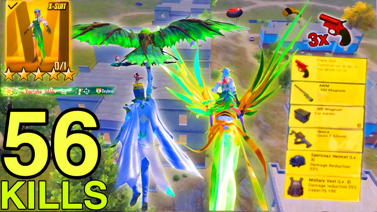 56 KILLS!🥵 NEW BEST LOOT GAMEPLAY with SILVANUS + FIORE X-SUIT 🔥 PUBG Mobile Bgmi