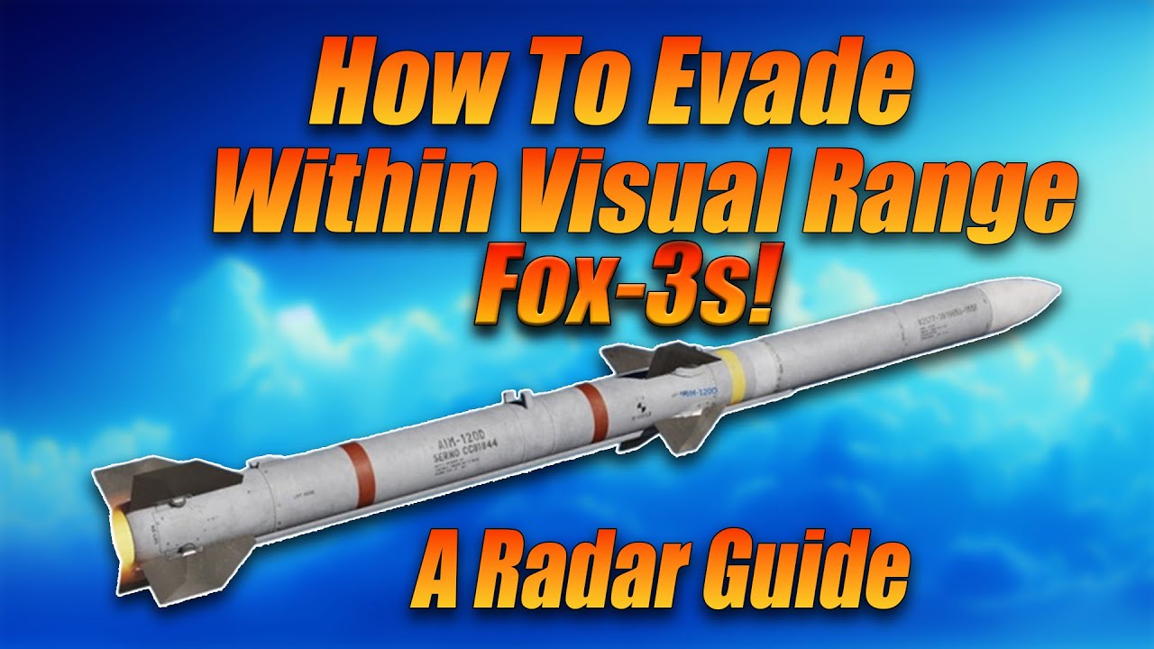 Practical Guide to Defending Against Close-Range Radar Missiles in War Thunder