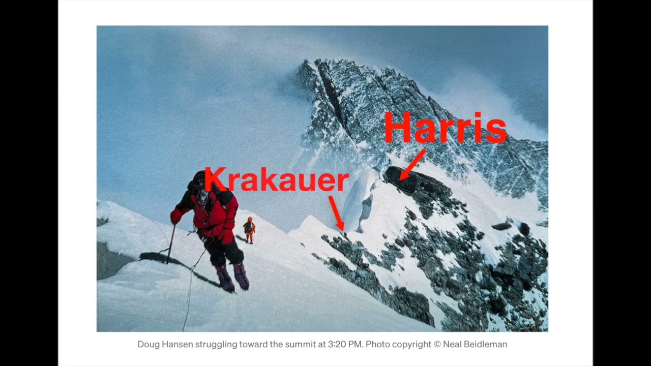 Krakauer's False Memory About Andy Harris Turning Up His Oxygen