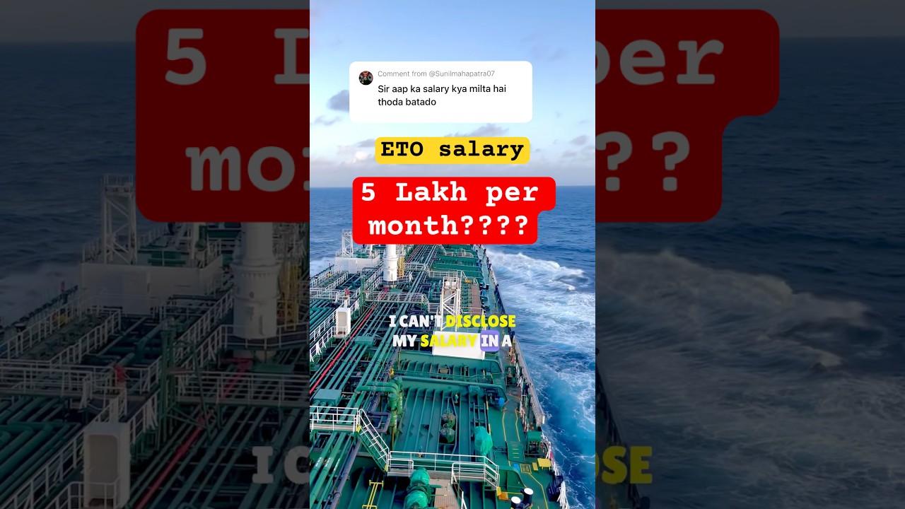 &ldquo;ETO salary in the merchant navy: Good pay for managing a ship&rsquo;s electrical systems!&rdquo; #eto #salary